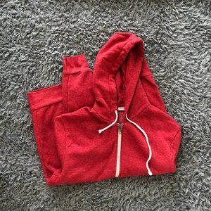 Urban Outfitters Zip Up Red Hoody